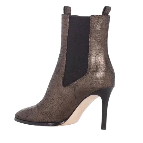 NWOT Women’s PAIGE Celeste Metallic Bootie – Sz 9 - Picture 3 of 10